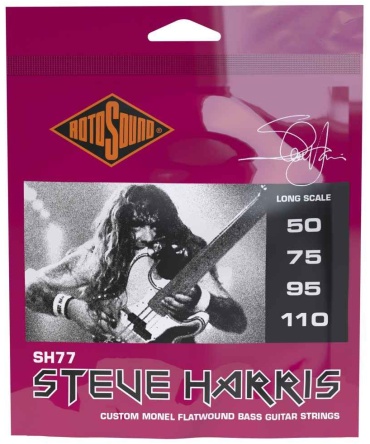 Rotosound SH77 Steve Harris Custom Flatwound 50-110