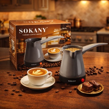 Кофеварка SOKANY SK-205 черный