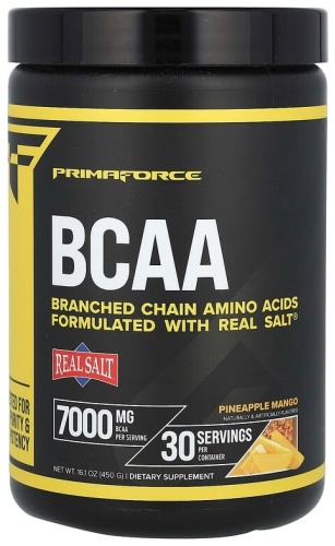 BCAA Primaforce BCAA, ананас и манго, 450 г (16,1 унции) ананас, манго