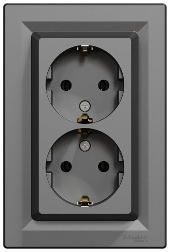 Розетка Schneider Electric EPH9900171, антрацит