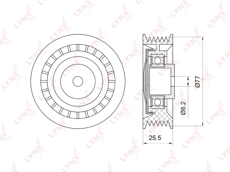 LYNXauto ролик PB5036