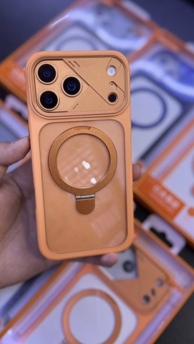 Чехол NURCASE для Apple iPhone 17 Pro Max оранжевый