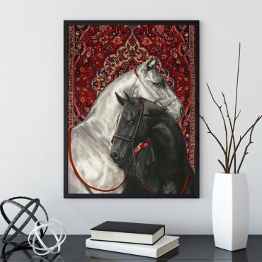 Картина Лошади 30x40 см