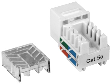 Lanmaster накладная TWT-OK45UTP/5E-WH, компьютерный (RJ45),