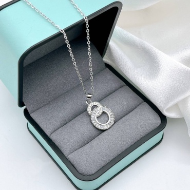 Цепь Xuping Jewelry длина 45 см титан страз