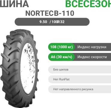 NORTEC В-110 9.50/100 R32C 108 A6