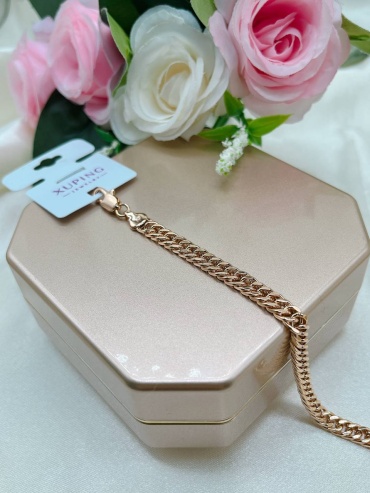 Xuping Jewelry длина 20 см медицинское золото, без вставок