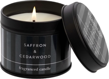 Ароматическая свеча Stoneglow Saffron & Cedarwood 7.5 см, 1 шт