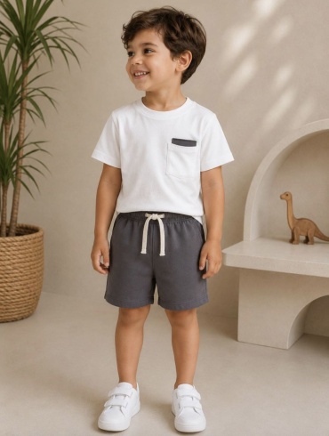 Комплект Liliboom kids серый, белый