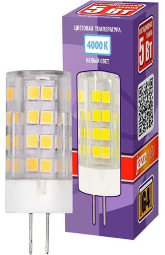 Jazzway 5W G4, светодиодная, нейтральный белый