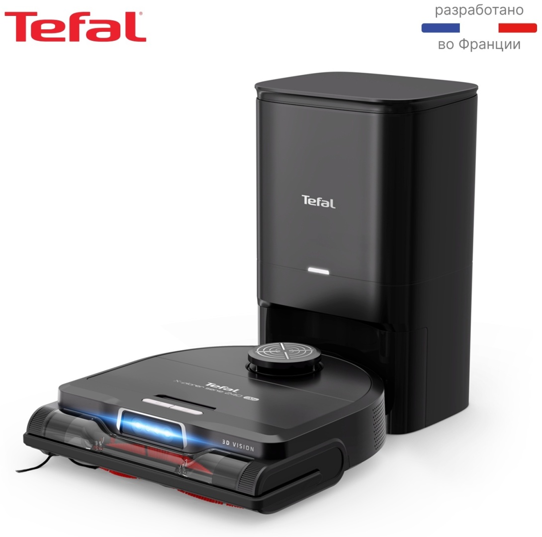Робот-пылесос Tefal X-PLORER Serie 240+Animal & Allergy RG9695WH черный