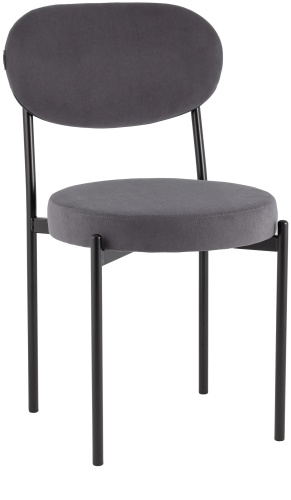 Стул SK Trade Бриф Original N, 81x47x49 см, темно-серый, черный 1 шт.