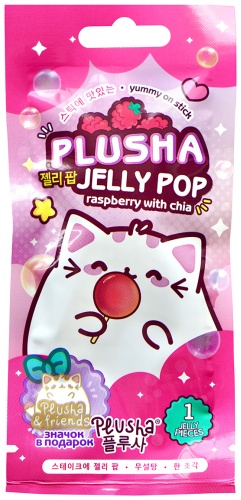 Мармелад Plusha Jelly pop желейно-фруктовый 16 г