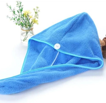 Чалма для сушки волос 60x25 см, микрофибра, 1 шт,