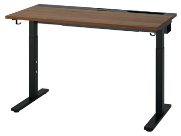 Стол письменный IKEA MITTZON, 120х60x85 см, черный, коричневый