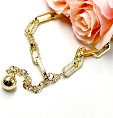 Цепь Fashion Jewelry длина 50 см титан без вставок