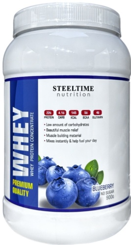 STEELTIME Nutrition Whey Protein черника 900 г