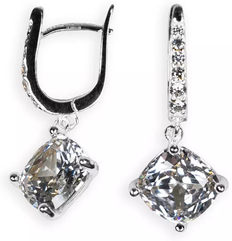 Серьги Rebecca ювелирный сплав, кристаллы Swarovski