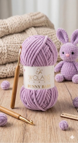 Моток WOLANS Bunny baby 100-59 120 м 100 г
