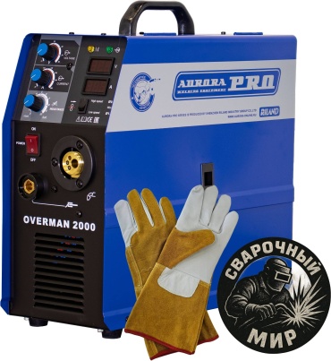 AuroraPRO сварочный инвертор OVERMAN 2000 (полуавтоматическая сварка (MIG/MAG))