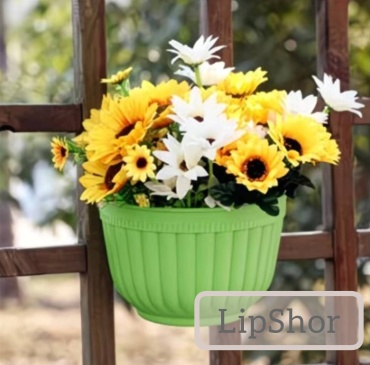 Горшок для дома, для улицы, для балкона LipShor , пластик