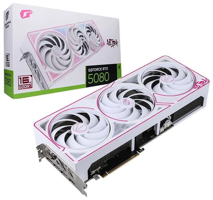 Видеокарта Colorful GeForce RTX5080 Ultra W OC16GB 16 Гб