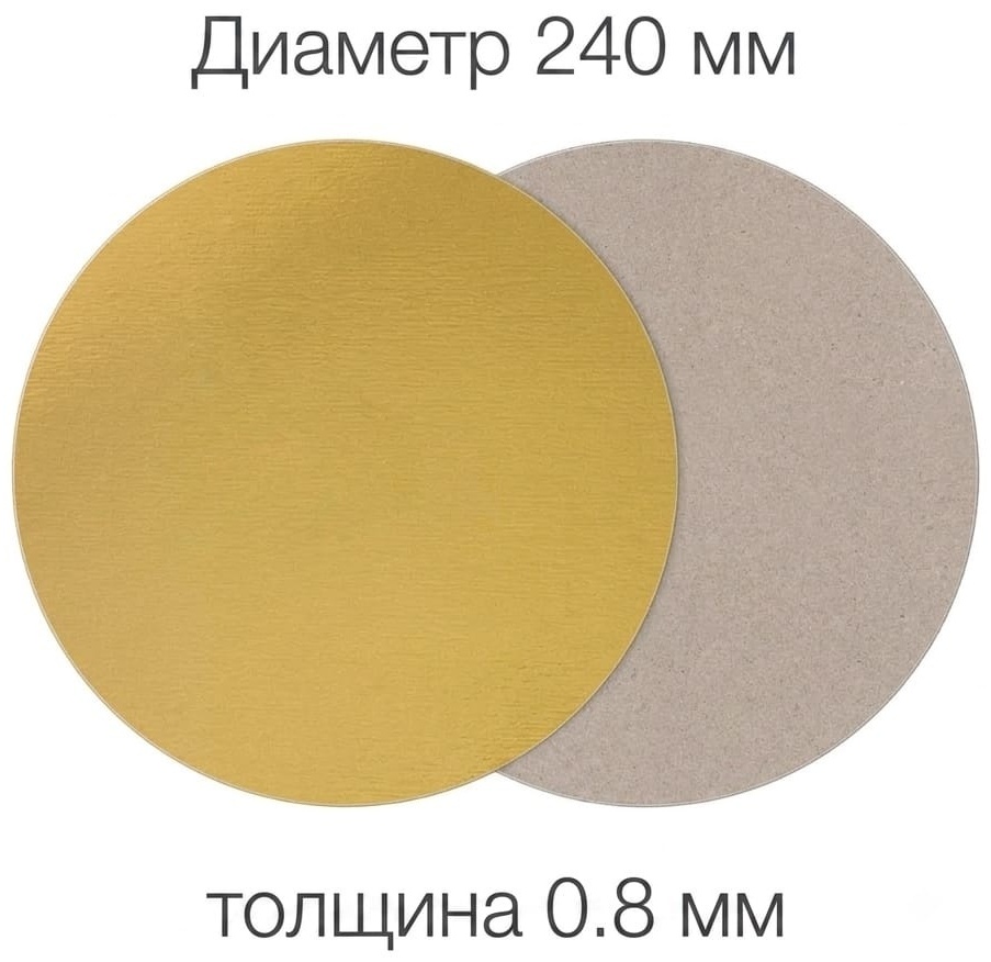 НЕПЛАСТИК подложка для торта 411-105 100 шт