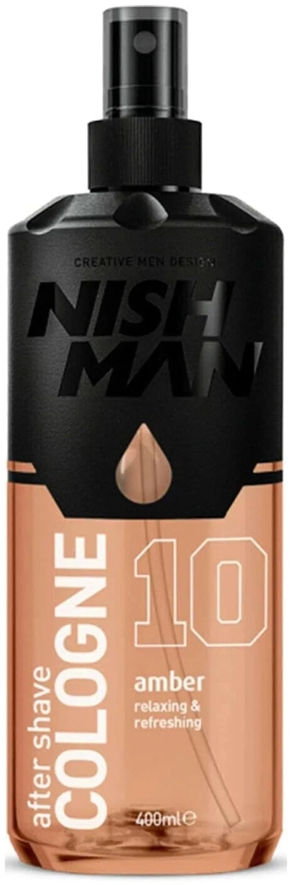 NISHMAN Amber 10 одеколон EDC после бритья 400 мл