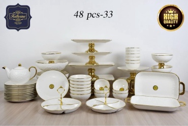 Сервиз на 12 персон Katherina SANI-SHOP, предметов: 48, чайно-столовый, фарфор