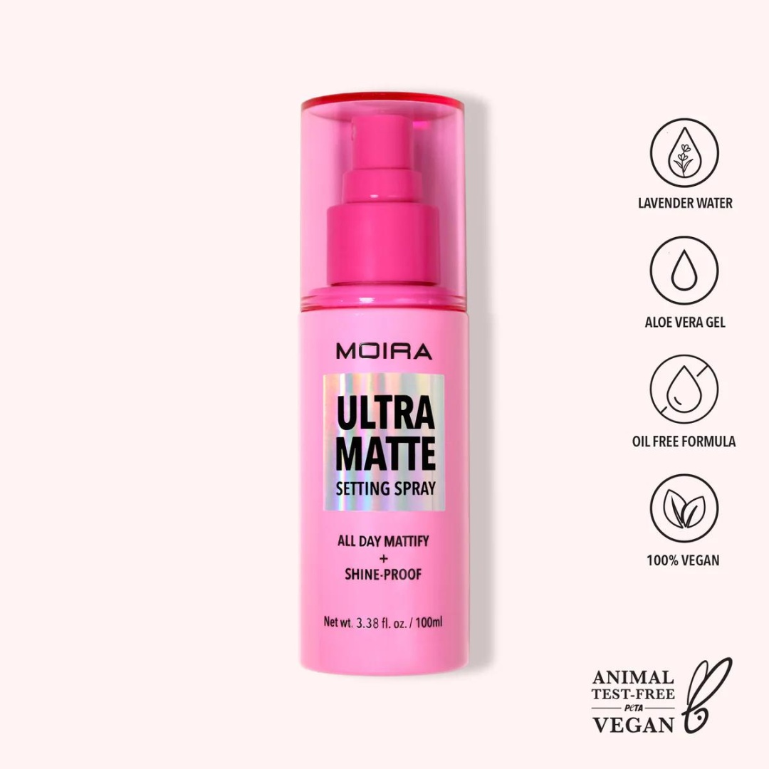 MOIRA Ultra Matte Setting Spray фиксатор макияжа для лица 100 мл