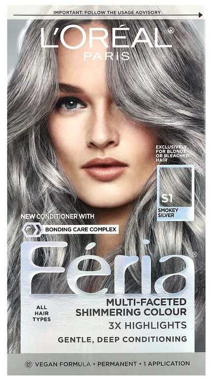 Loreal Paris Feria S1 Smokey Silver крем-краска 192 мл