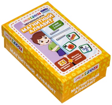 Обучающий набор Smile Decor Обучающая игра "Магнитный алфавит"