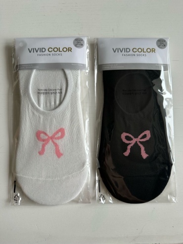 Подследники Vivid color 2 пары черный, белый 36-40