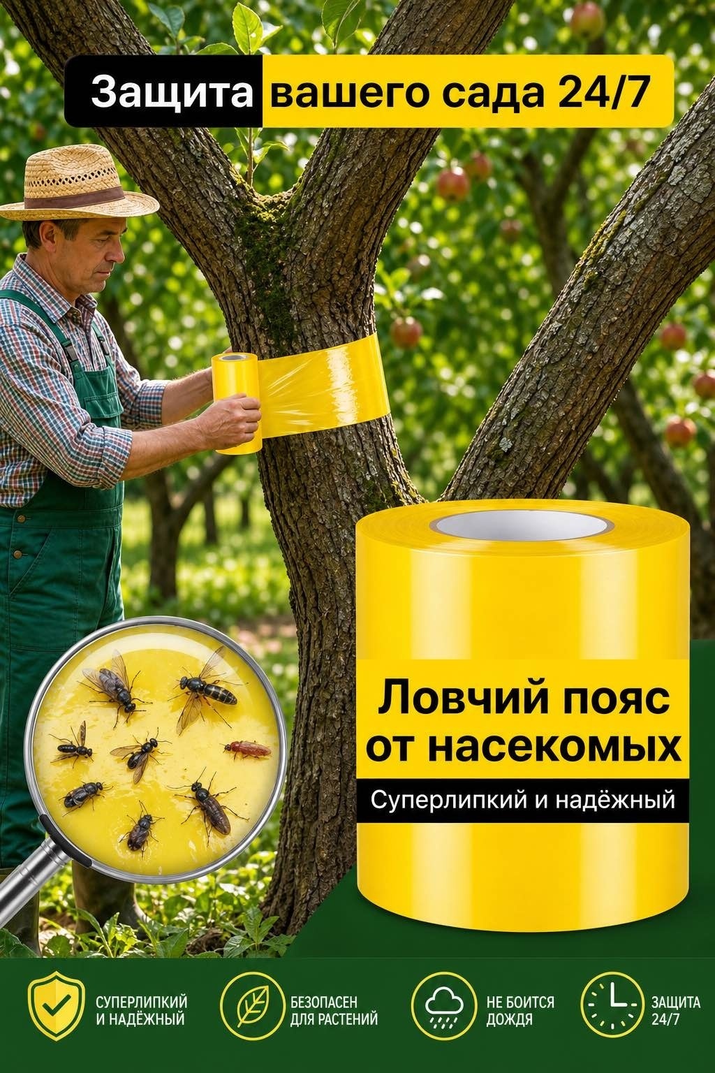 Клей-ловушка 967311750 от тараканов, от муравьев, от пауков