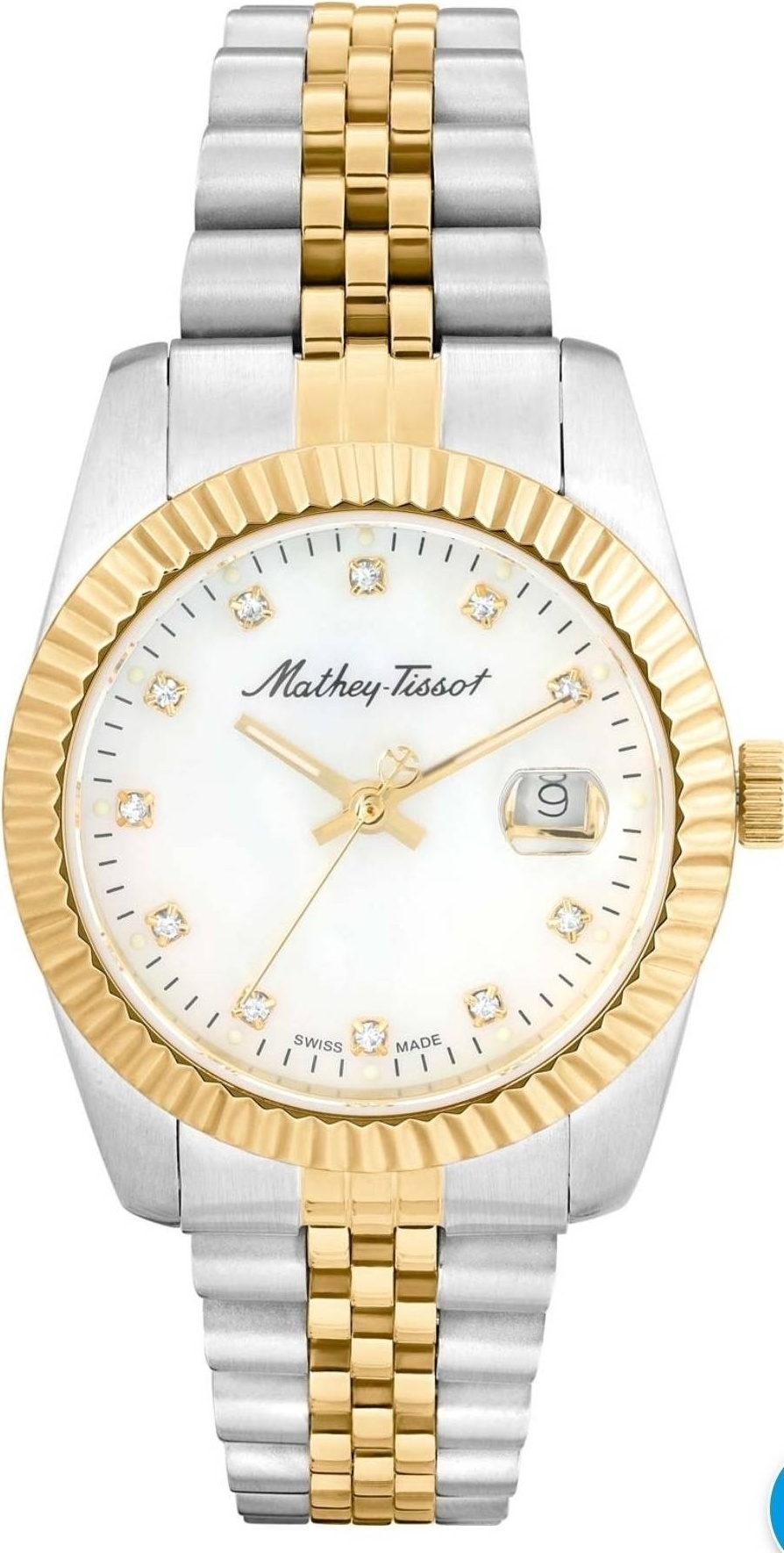 Кварцевые Mathey-Tissot D710BI нержавеющая сталь