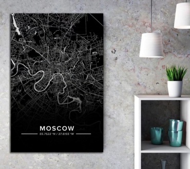 Картина Москва 58x87 см