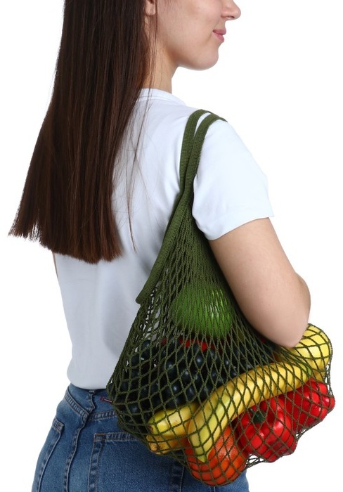 Хозяйственная сумка 5 л 34x34x20 см, текстиль