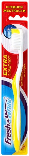 Fresh&White Extra comfort зубная щетка средняя 1 шт