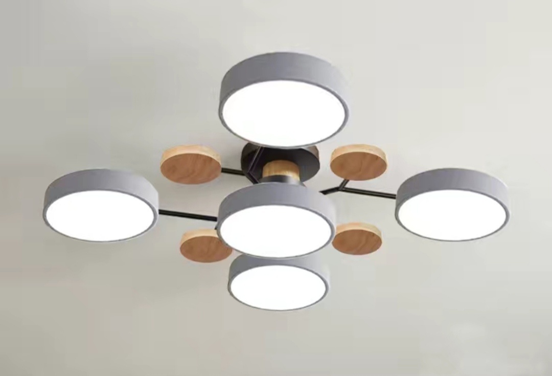 Люстра на штанге Gold LED, кол-во ламп: 5 шт