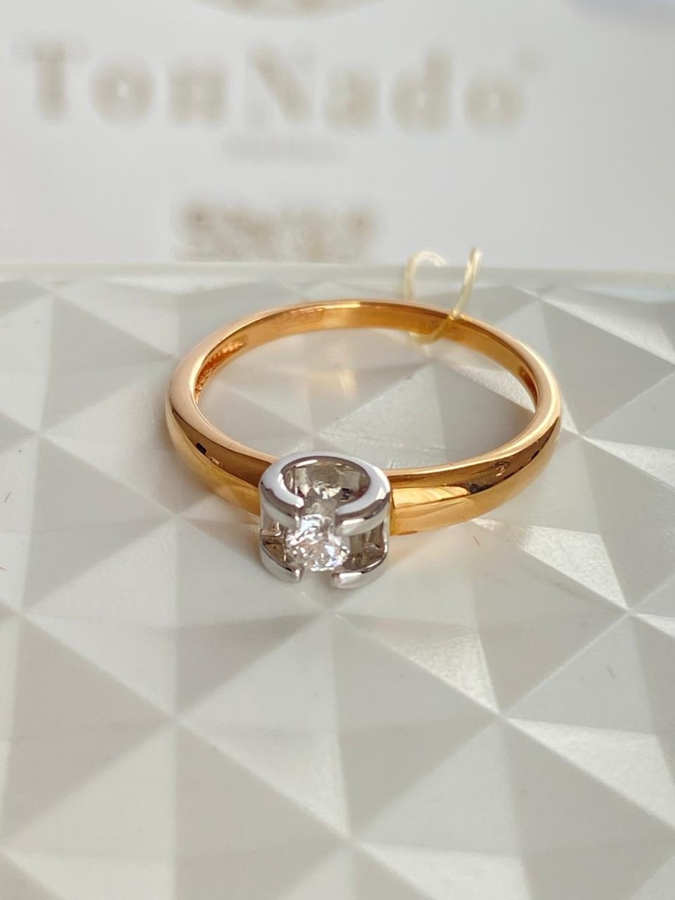 ИМПЕРИАЛ К0124-120 размер 16 вес 1.63 г золото, бриллиант