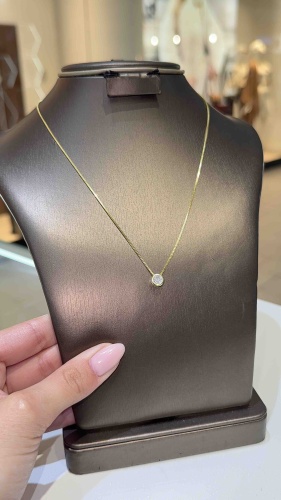 Колье Ipekyolu Jewellery 804hslz длина 45 см вес 2 г серебро, фианит