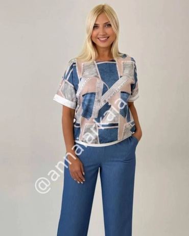 Костюм повседневный FASHION мультиколор