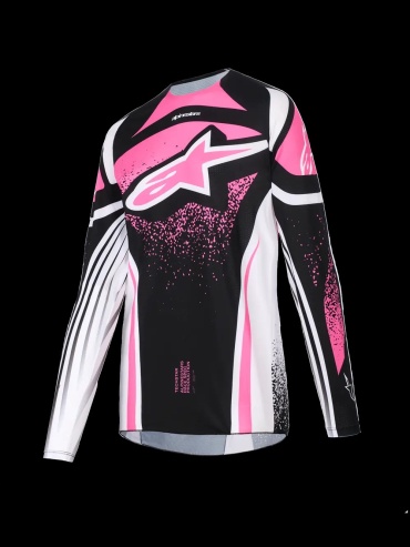 Alpinestars Stella Techstar Nomur черный, розовый, белый 48