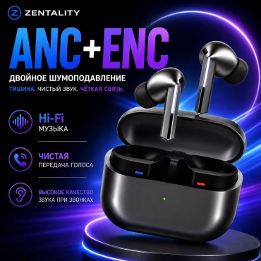 Наушники ZENTALITY E2 Plus серый