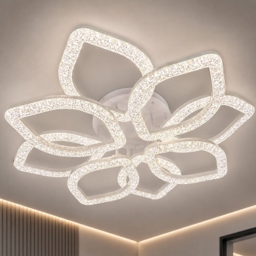 Люстра потолочная ИМПЕРИЯ ЛЮСТР LED, кол-во ламп: 8 шт