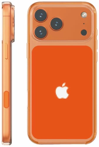 Чехол ОЕМ для Apple iPhone 17 Pro оранжевый