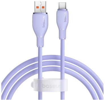 Кабель Baseus USB TypeC (M), 1.2 м, P10355703511-B1 фиолетовый
