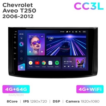 Teyes CC3L в штатное место Chevrolet