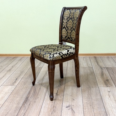 Стул Topaz Кабриоль, 91x45x44 см, коричневый, золотой