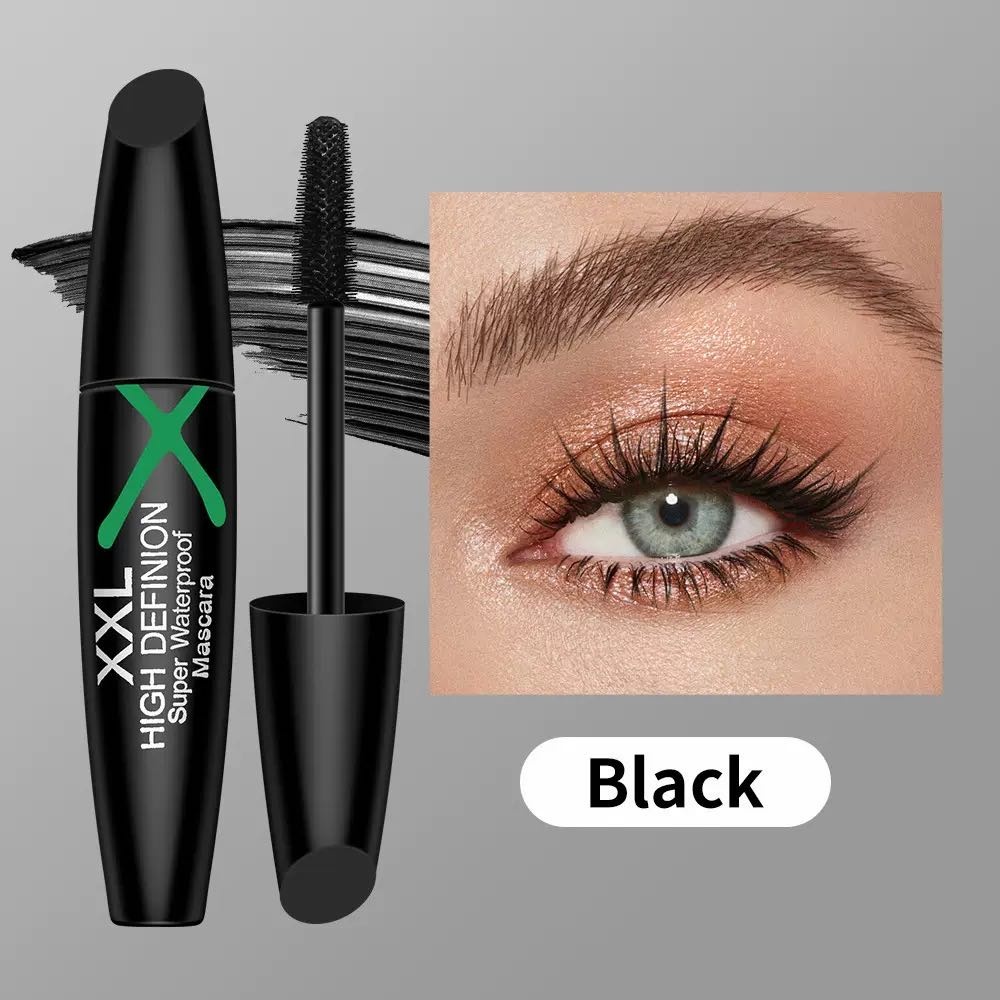 Тушь для ресниц Shedoes XXL High Definion Super Waterproof Mascara для объема, удлиняющая черный